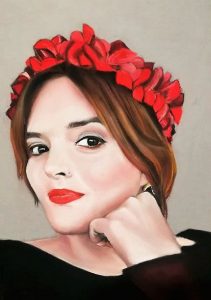 Belen, retrato a pastel