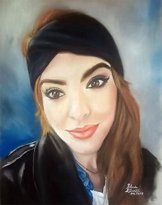 Encargo de retrato a pastel